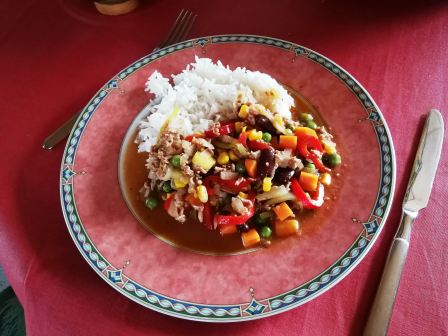 Chili Con Carne mit Reis